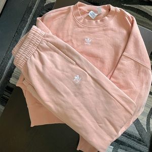 Adidas sweatshirt and sweatpants
